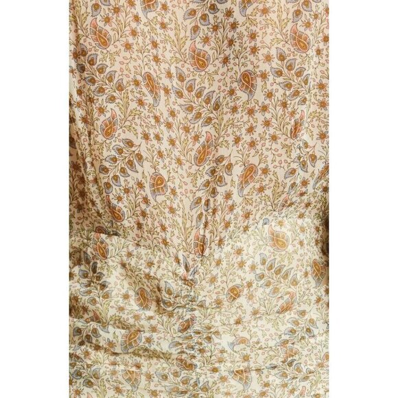 byTiMo Womens Size Small Floral Print V-Neck Long Sleeve Georgette Dress NWT - Picture 7 of 16